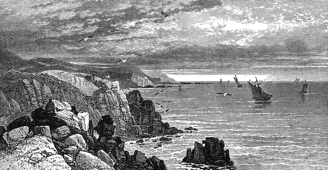 På Cornish Coast, 1900 av Unbekannt
