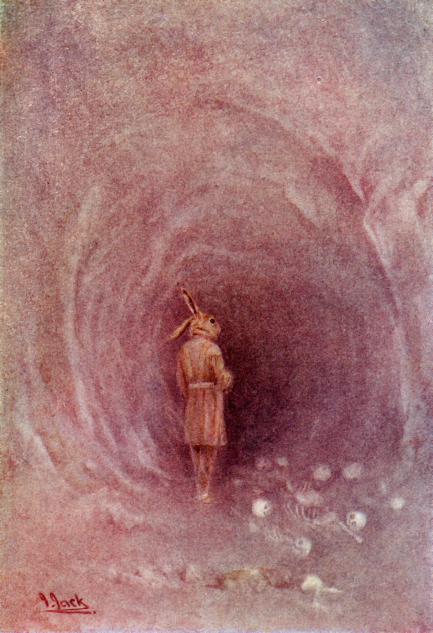 "Än en gång kom kaninen in, förklädd till en man", 1914. av Unbekannt