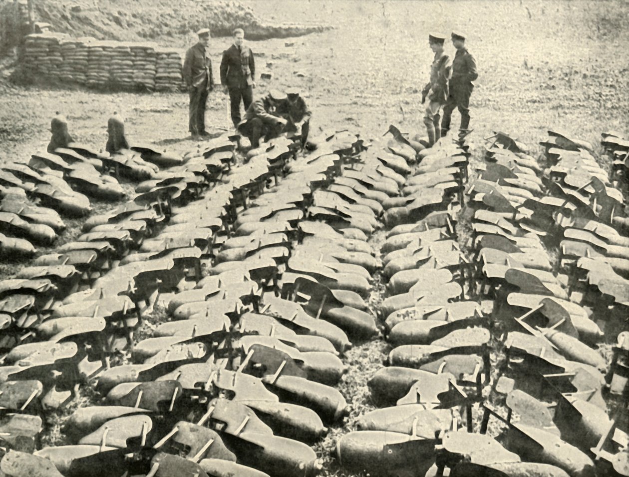 En natts ransoner för en bombningsskvadron, 1919. av Unbekannt