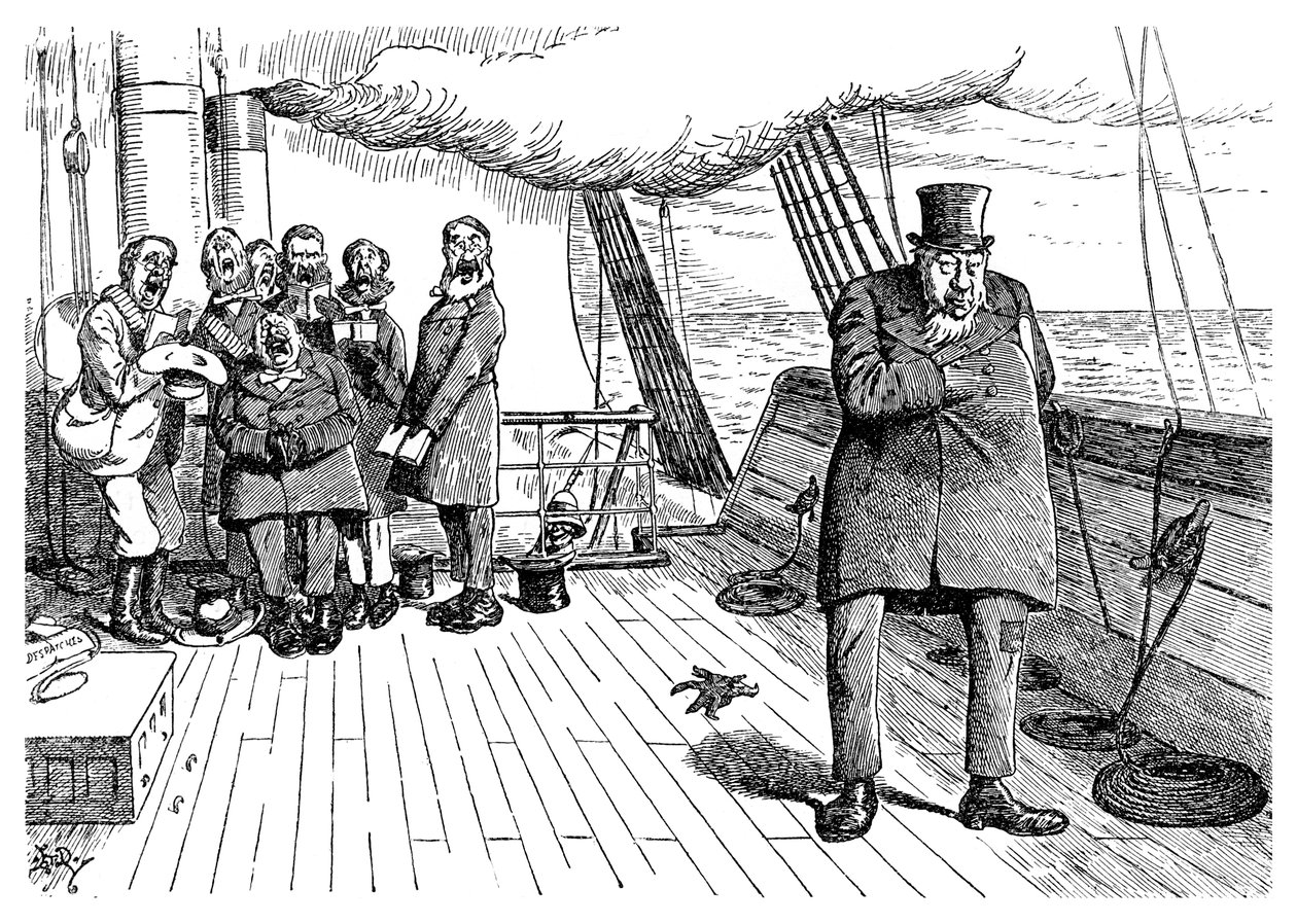 Oom-poleon Boer-naparte ombord på Highbury Castle, 1901 av Unbekannt