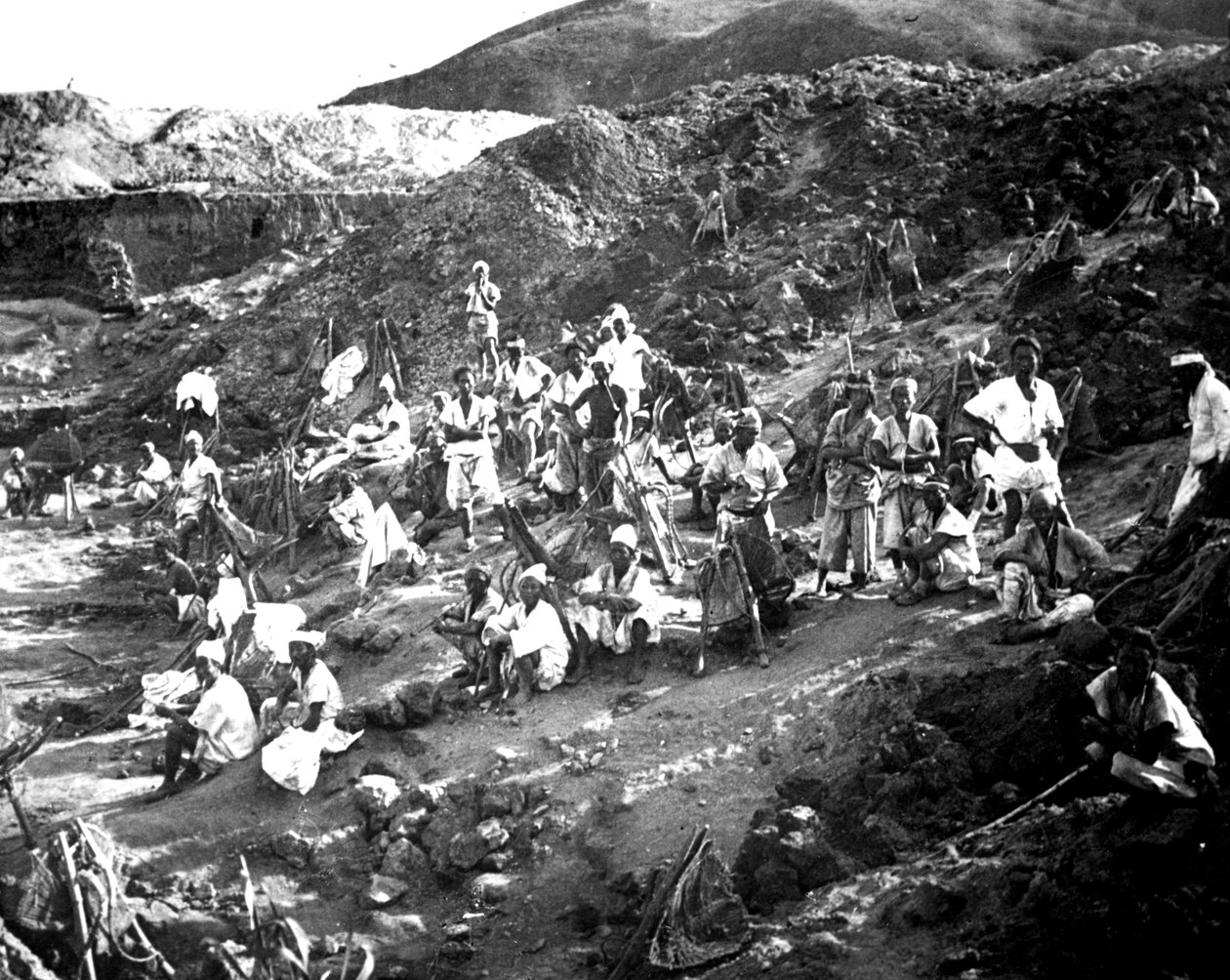 Dagbrottsgruva, Korea, 1900 av Unbekannt