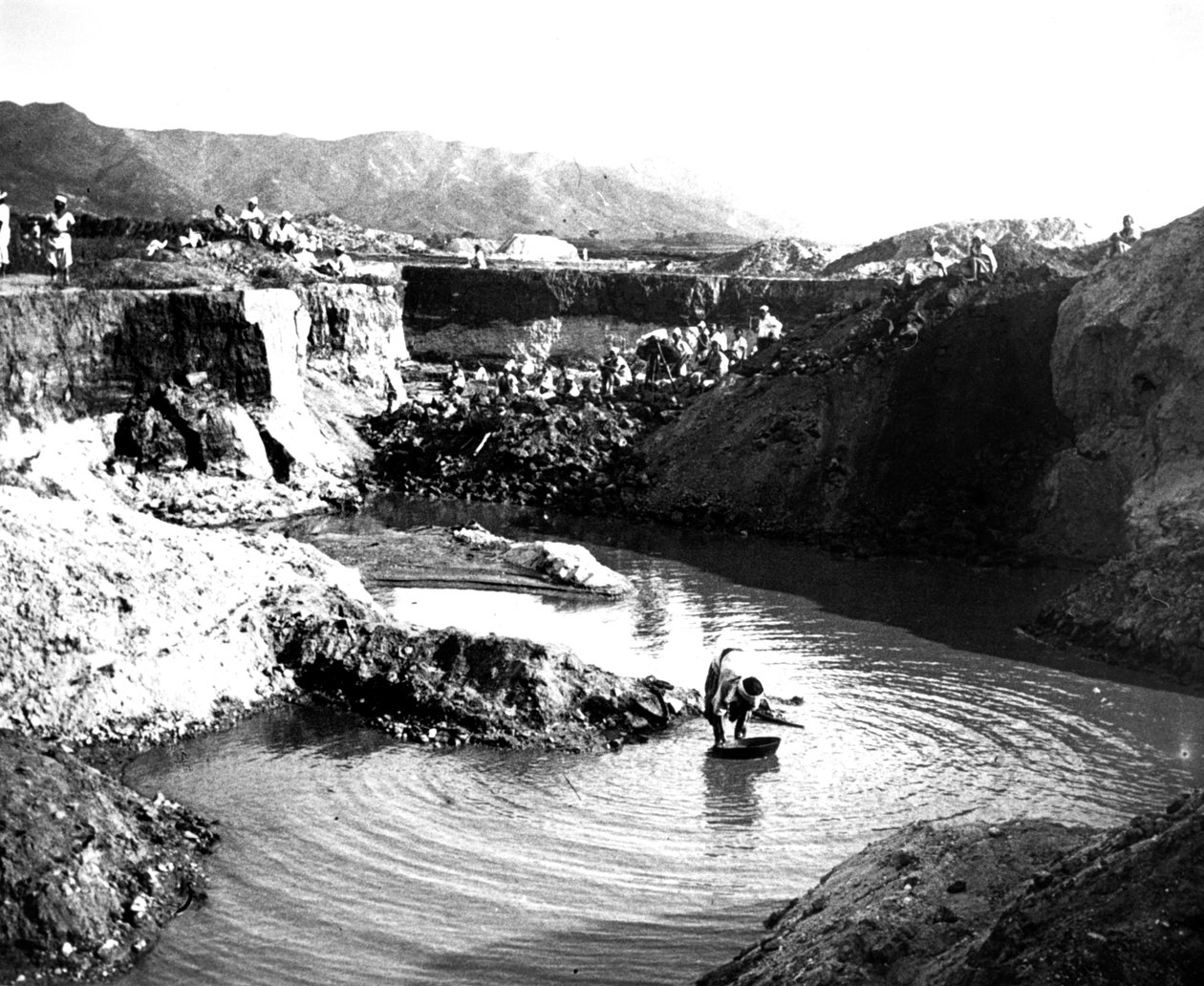 Dagbrottsgruva, Korea, 1900 av Unbekannt