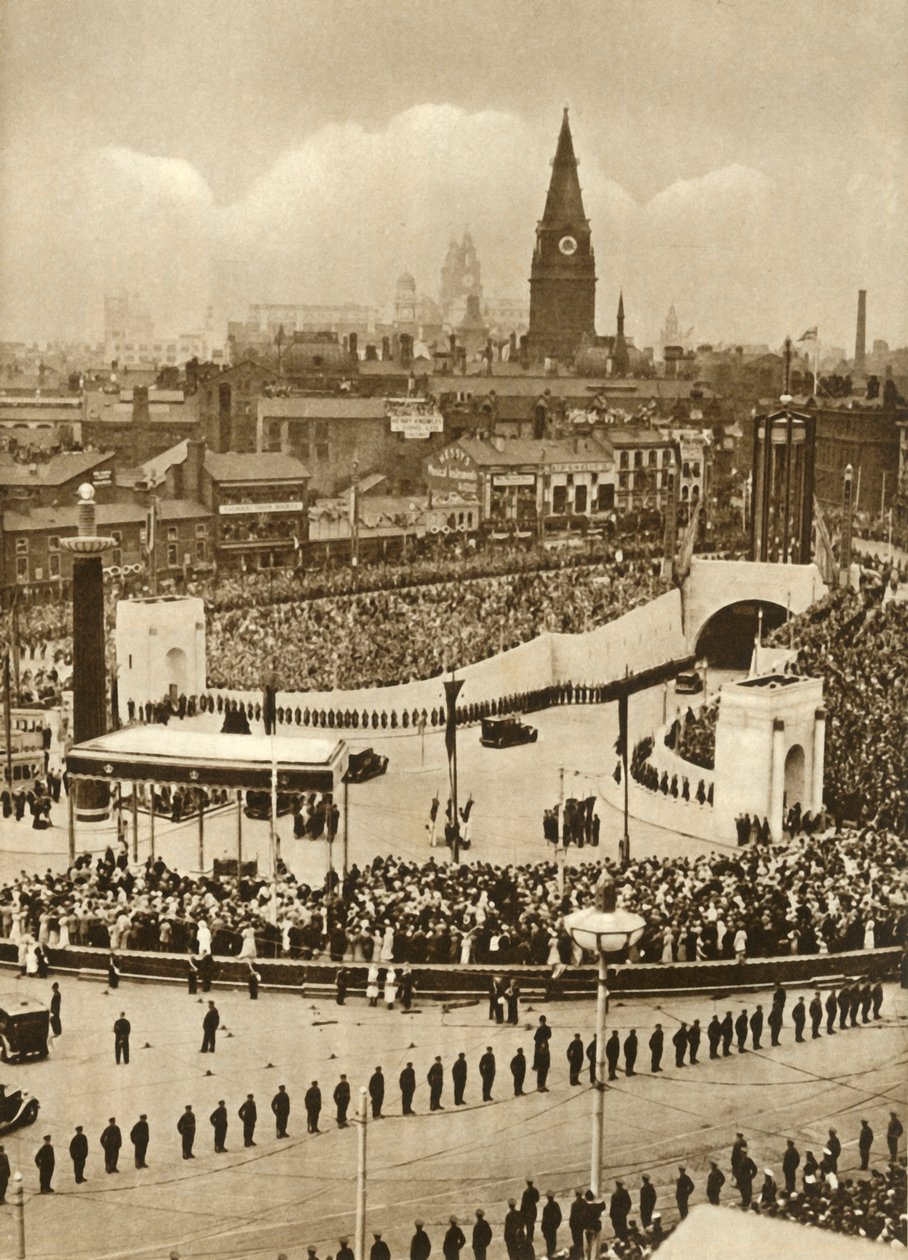 Invigning av Mersey-tunneln, Liverpool, 18 juli 1934, 1935. av Unbekannt