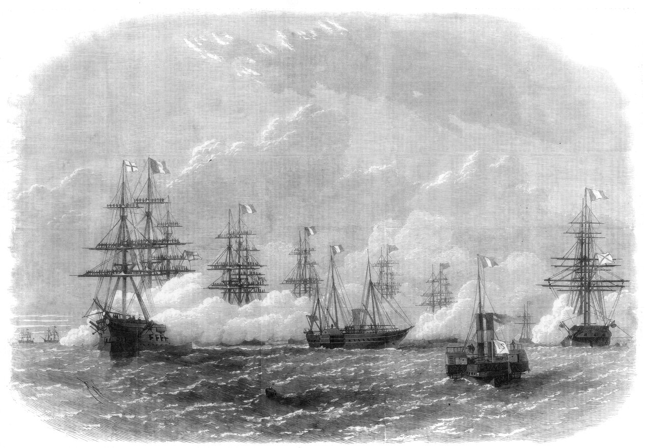 Invigning av Suezkanalen, Egypten, 1869 av Unbekannt