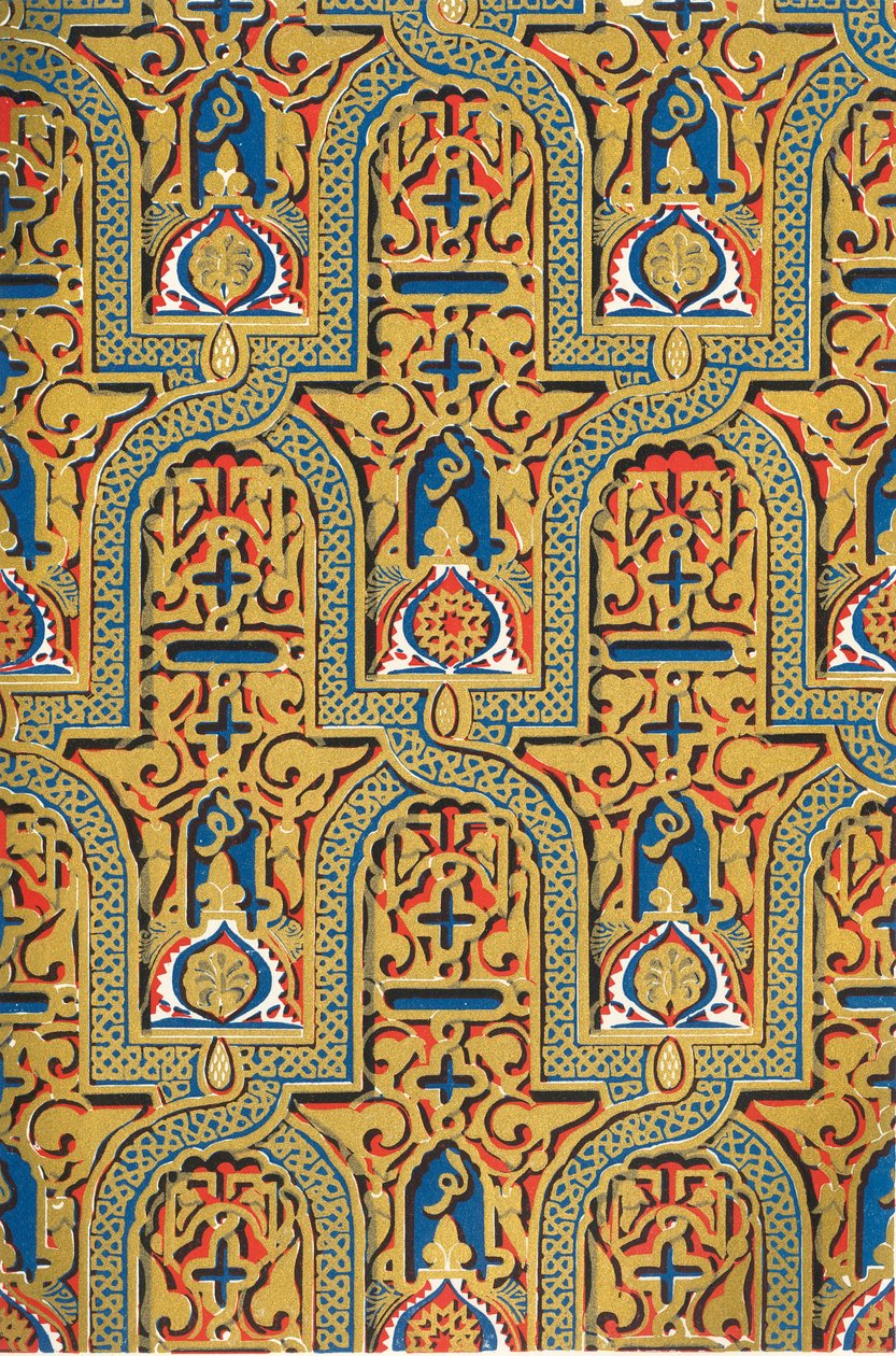 Ornament på paneler, Hall of Ambassadors, 1907. av Unbekannt