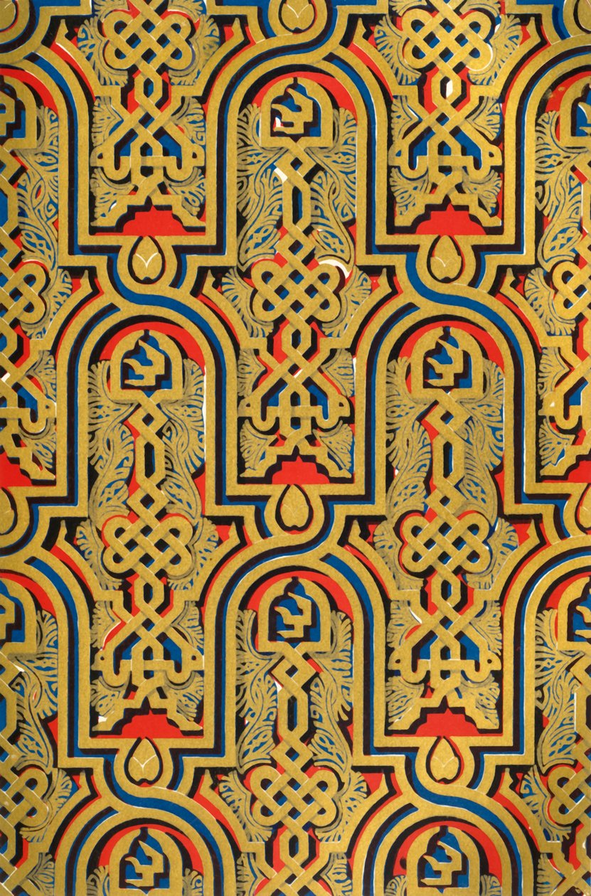 Ornament på paneler, Hall of Ambassadors, 1907. av Unbekannt