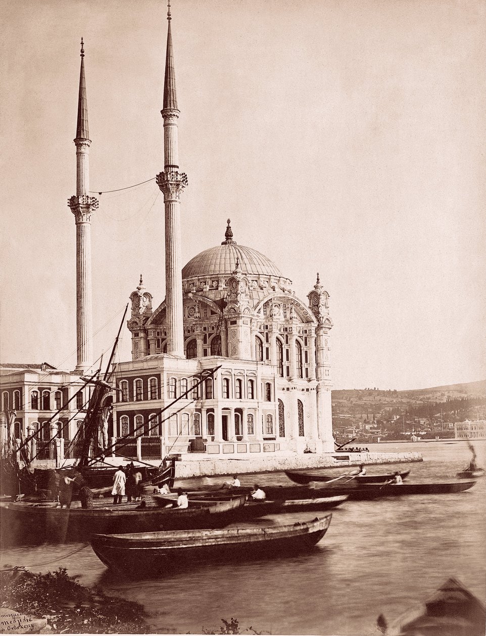 Ortakoy -moskén av Unbekannt