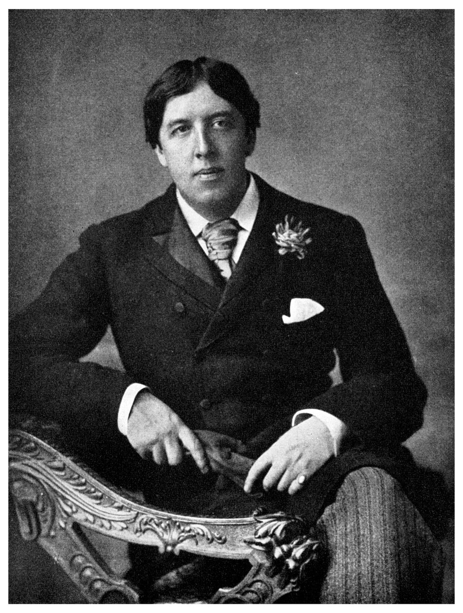 Oscar Wilde, irländskfödd dramatiker och kvickhet, c1891 1956 av Unbekannt