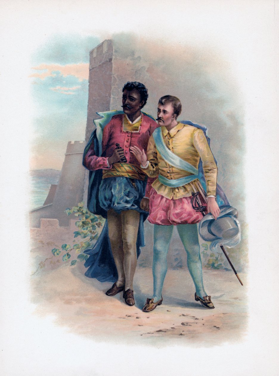 Othello och Iago, 1891 av Unbekannt