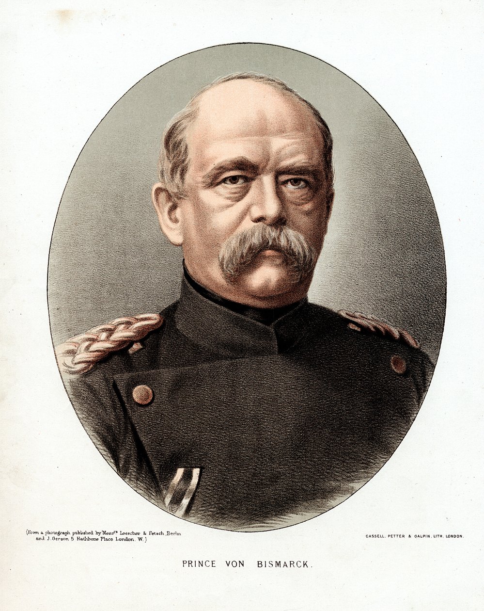 Otto von Bismarck, tysk statsman, c1880 av Unbekannt