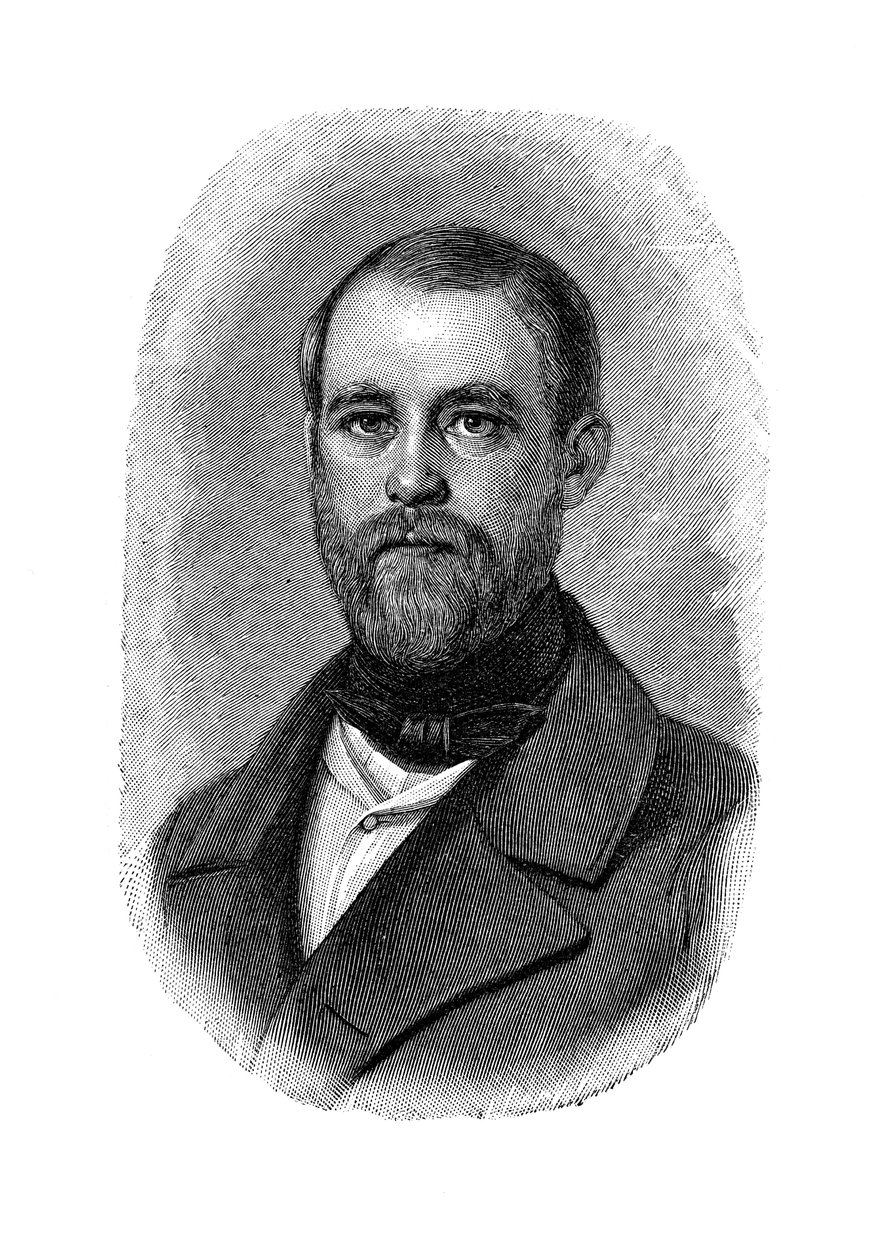 Otto von Bismarck tysk statsman, när konservativ deputerad och inspektör av Dykes, 1850 av Unbekannt