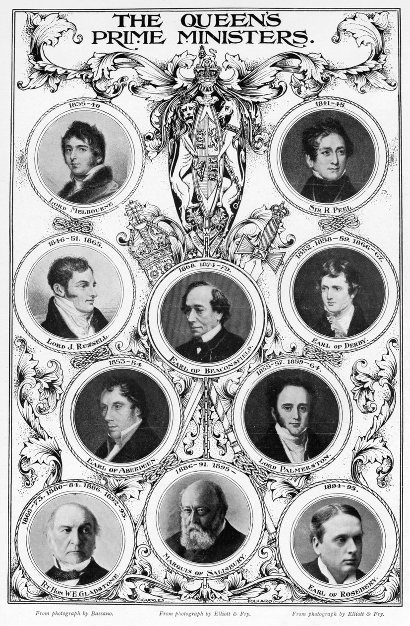 Drottning Victorias premiärministrar, 1901. av Unbekannt