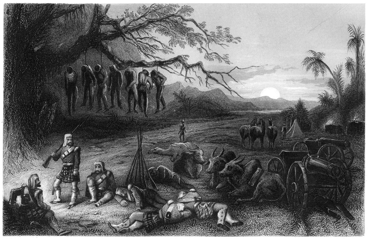 Utläggningspiket från Highland Brigade, 1857, c1860 av Unbekannt