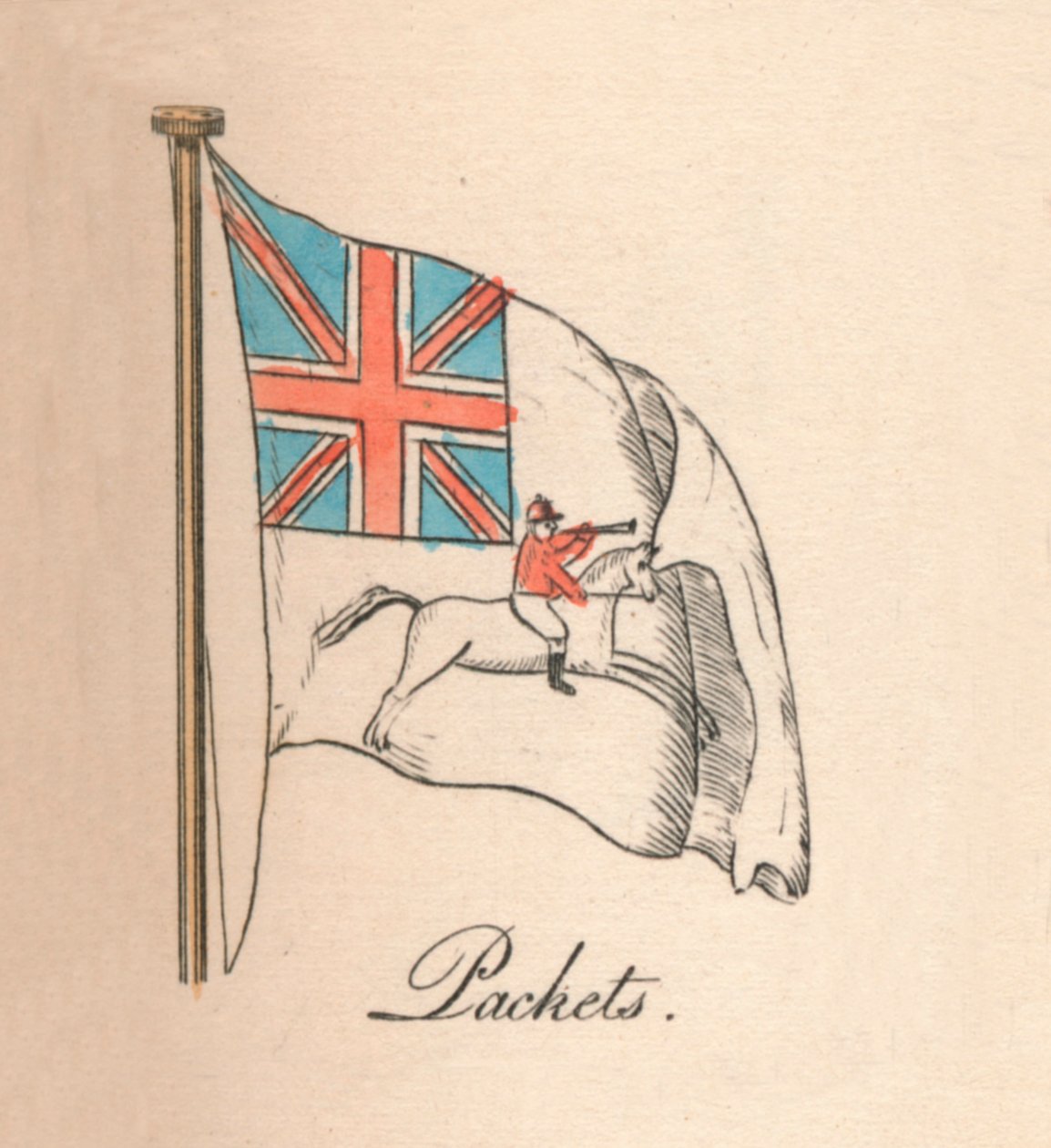 Paket, 1838 av Unbekannt