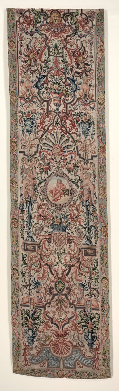Ett par handarbeten sänghängningar, ca. 1690. av Unbekannt