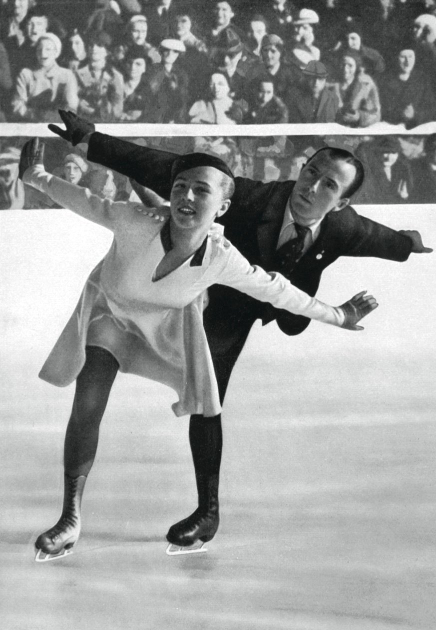 Konståkning i par, olympiska vinterspelen, Garmisch-Partenkirchen, Tyskland, 1936 av Unbekannt