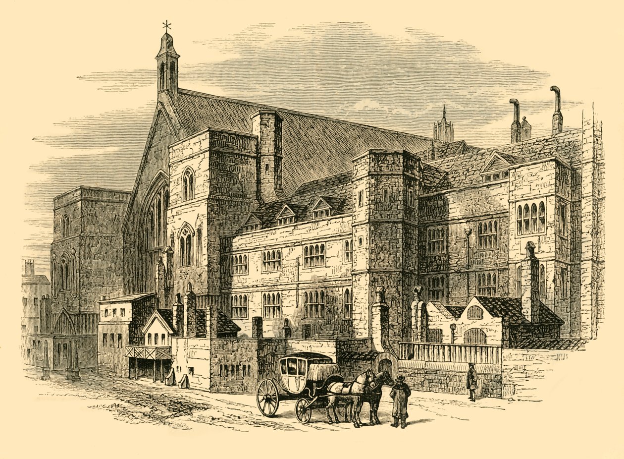 Palace Yard på 1700-talet, 1881. av Unbekannt