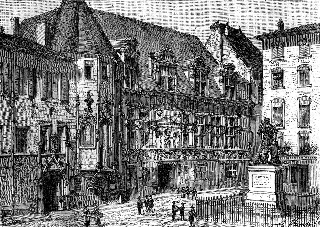 Justitiepalatset i Grenoble, Frankrike, 1882-1884 av Unbekannt