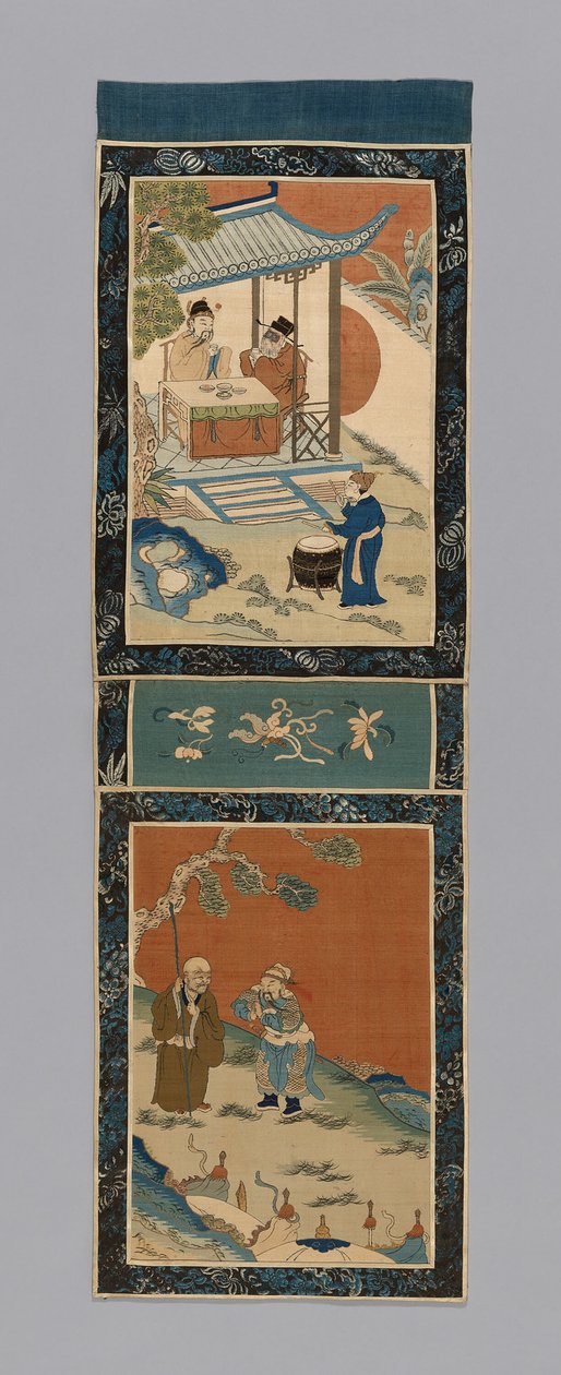 Panel för en skärm, Kina, Qingdynastin 1644-1911, 18751900. av Unbekannt