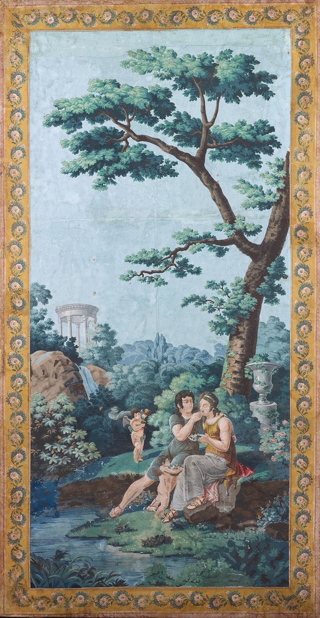 Panel, Frankrike, sent 1700-tal tidigt 1800-tal. av Unbekannt