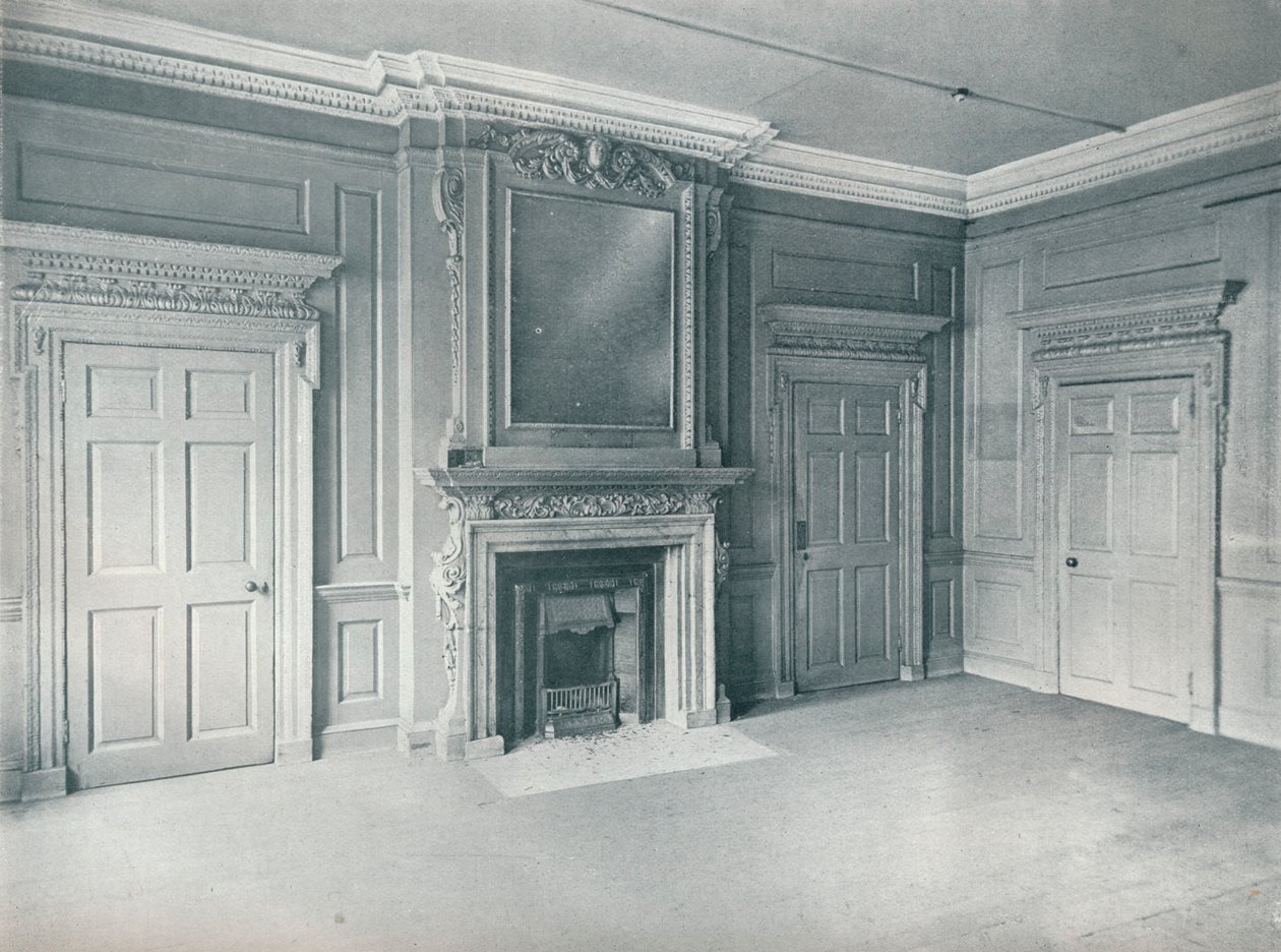 Rum med panel, tidigt 1700-tal, 26, Hatton Garden, 1907 av Unbekannt