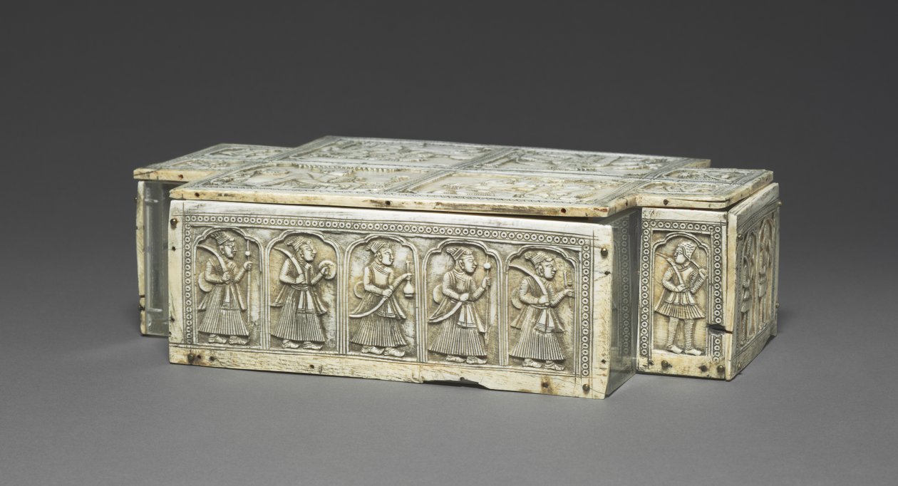 Paneler från en låda, c. 1700. av Unbekannt