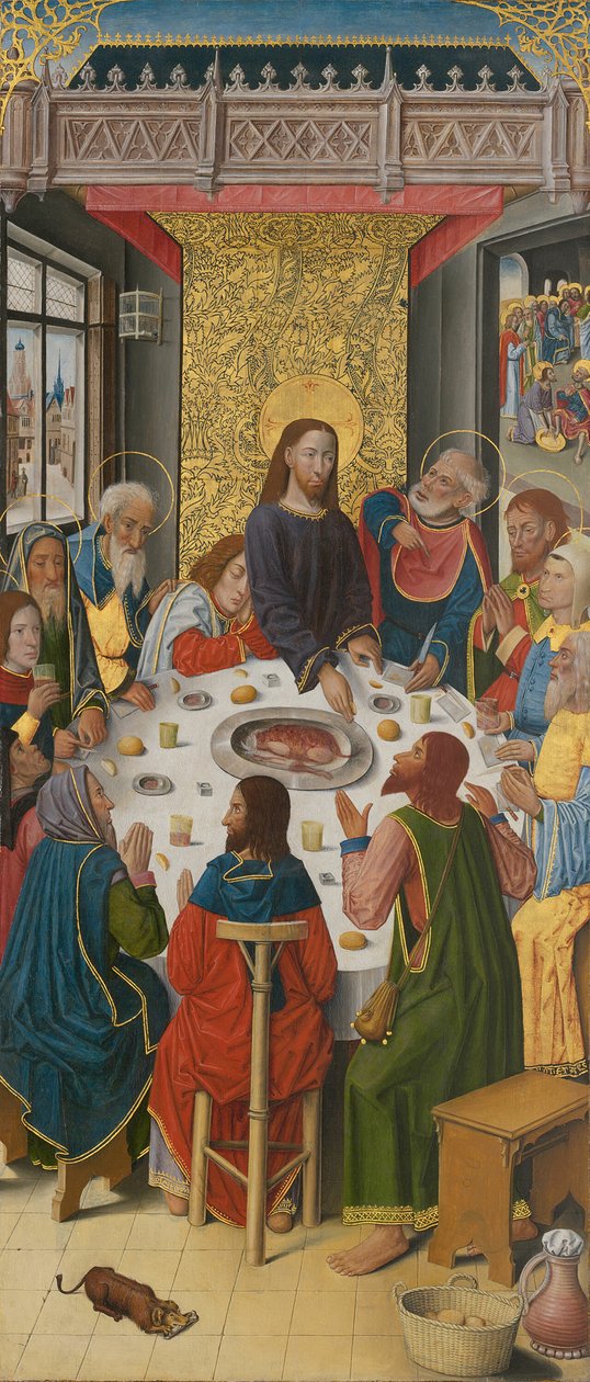 Paneler från högaltaret i Charterhouse of Saint-Honoré, Thuison-les-Abbeville: The Last... av Unbekannt