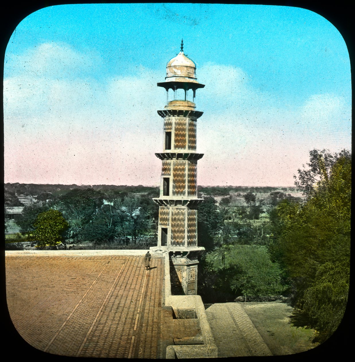 Panorama, Lahore, Punjab, Indien, sent 1800- eller tidigt 1900-tal av Unbekannt