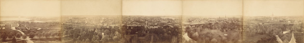 Panoramautsikt över Washington, DC, 1860-1876. av Unbekannt
