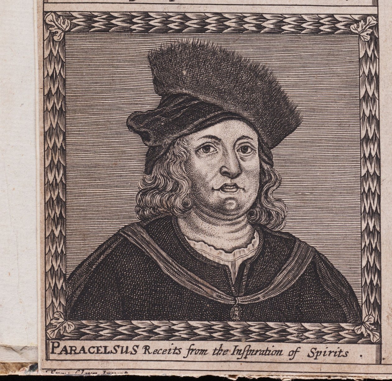 Paracelsus Från: The order of the Inspirati, 1659 av Unbekannt