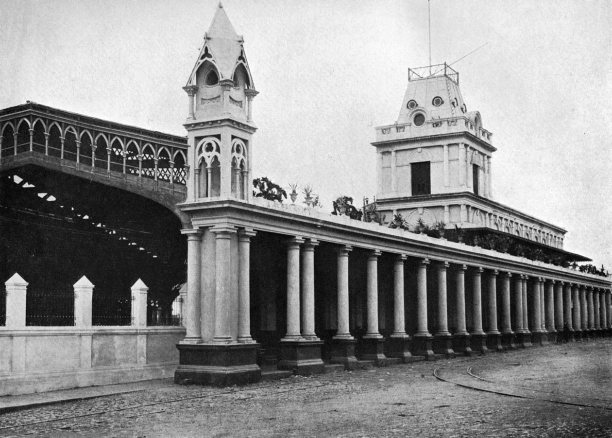 Paraguays centralstation, Asuncion, Paraguay, 1911 av Unbekannt