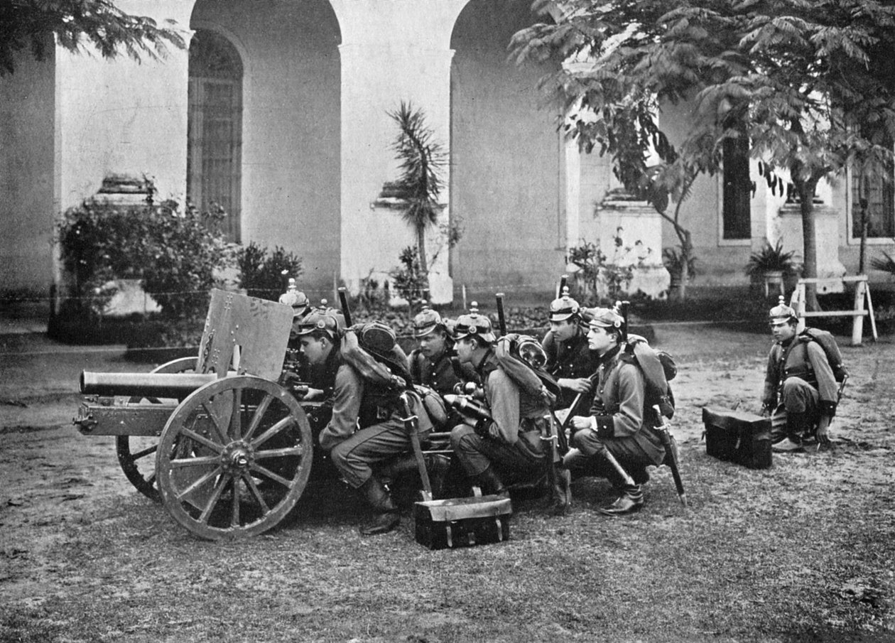 Paraguayanskt artilleri, Paraguay, 1911 av Unbekannt