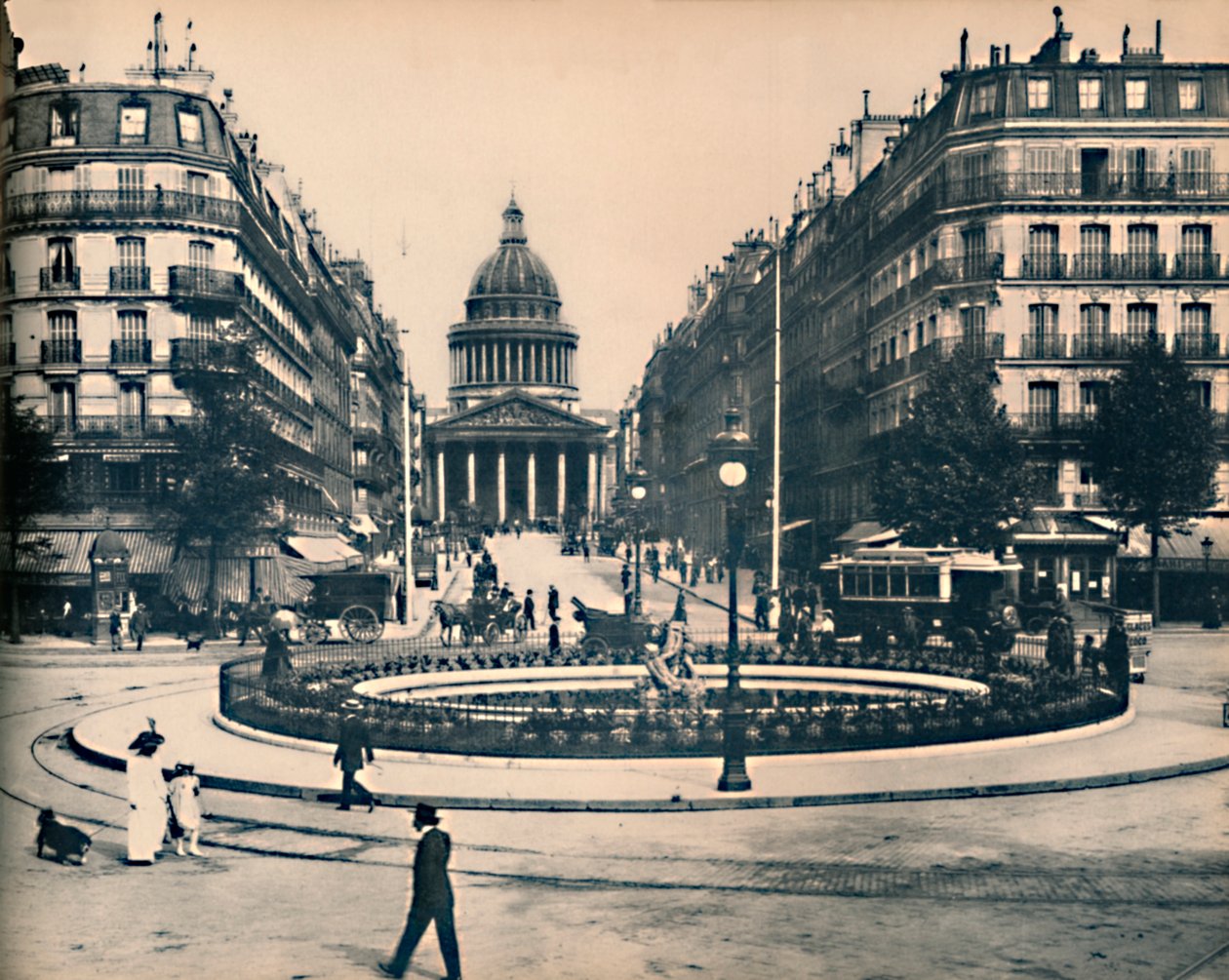 Paris. - Rue Soufflot och Pantheon. - ND, c1910. av Unbekannt