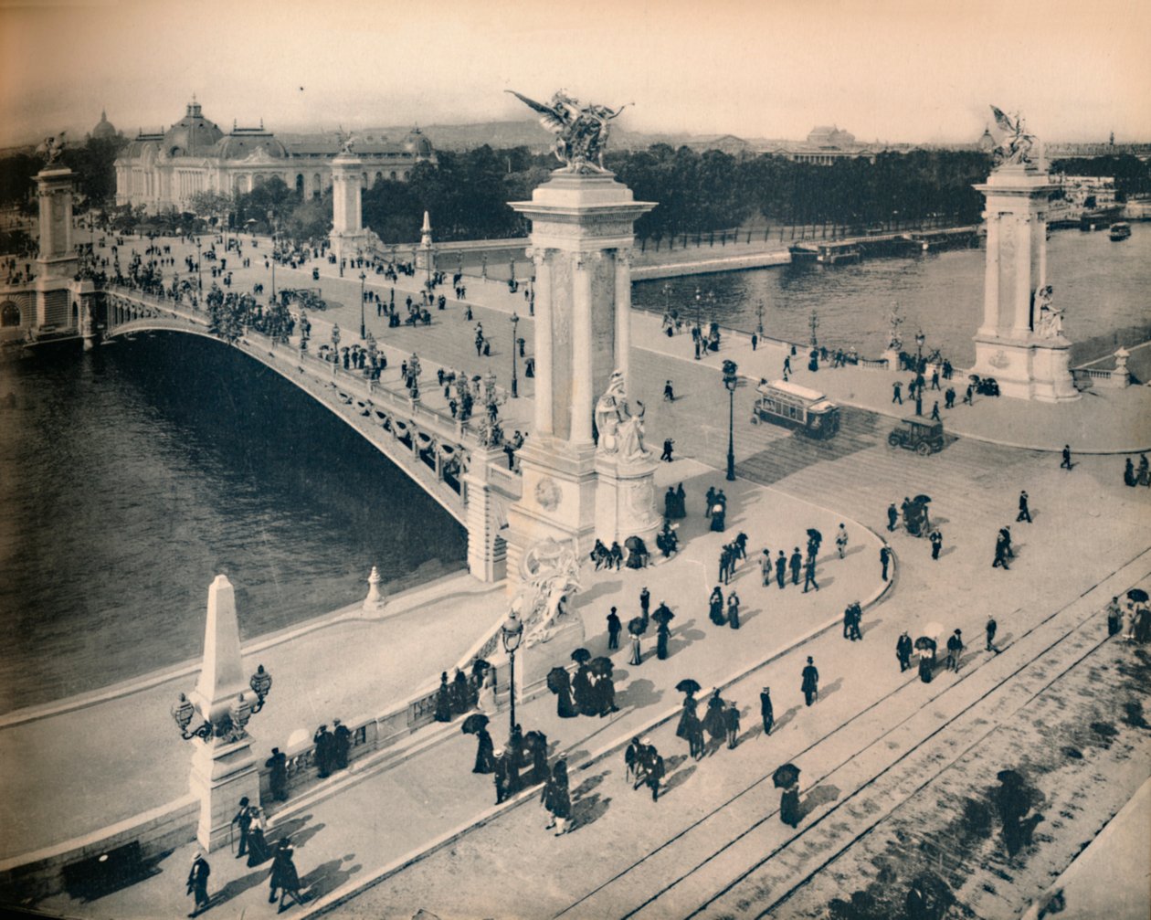 Paris. - Alexander III-bron. -LL, c1910. av Unbekannt