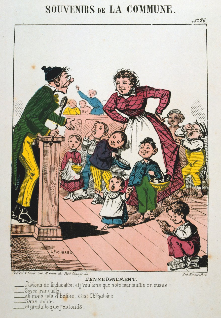 Paris kommun, 1871. av Unbekannt