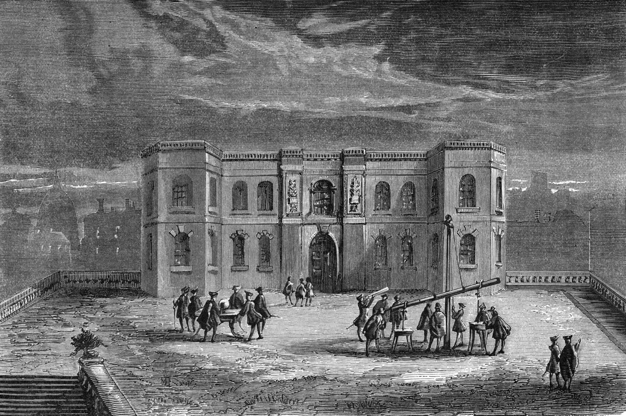 Paris observatorium på Ludvig XIV:s tid, 1600-talet 1870 av Unbekannt