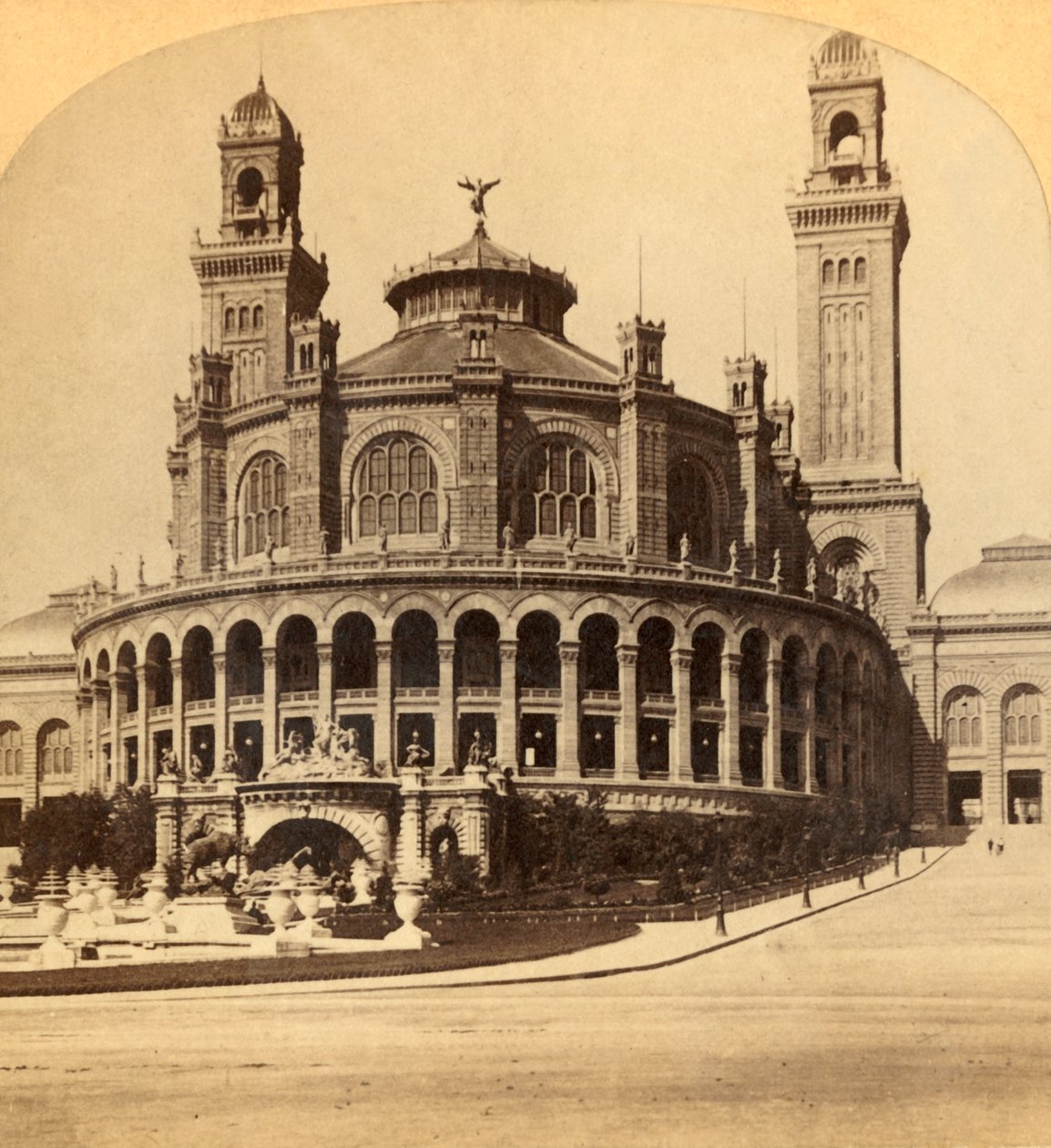 Paris, Trocadero-palatset, c1900. av Unbekannt