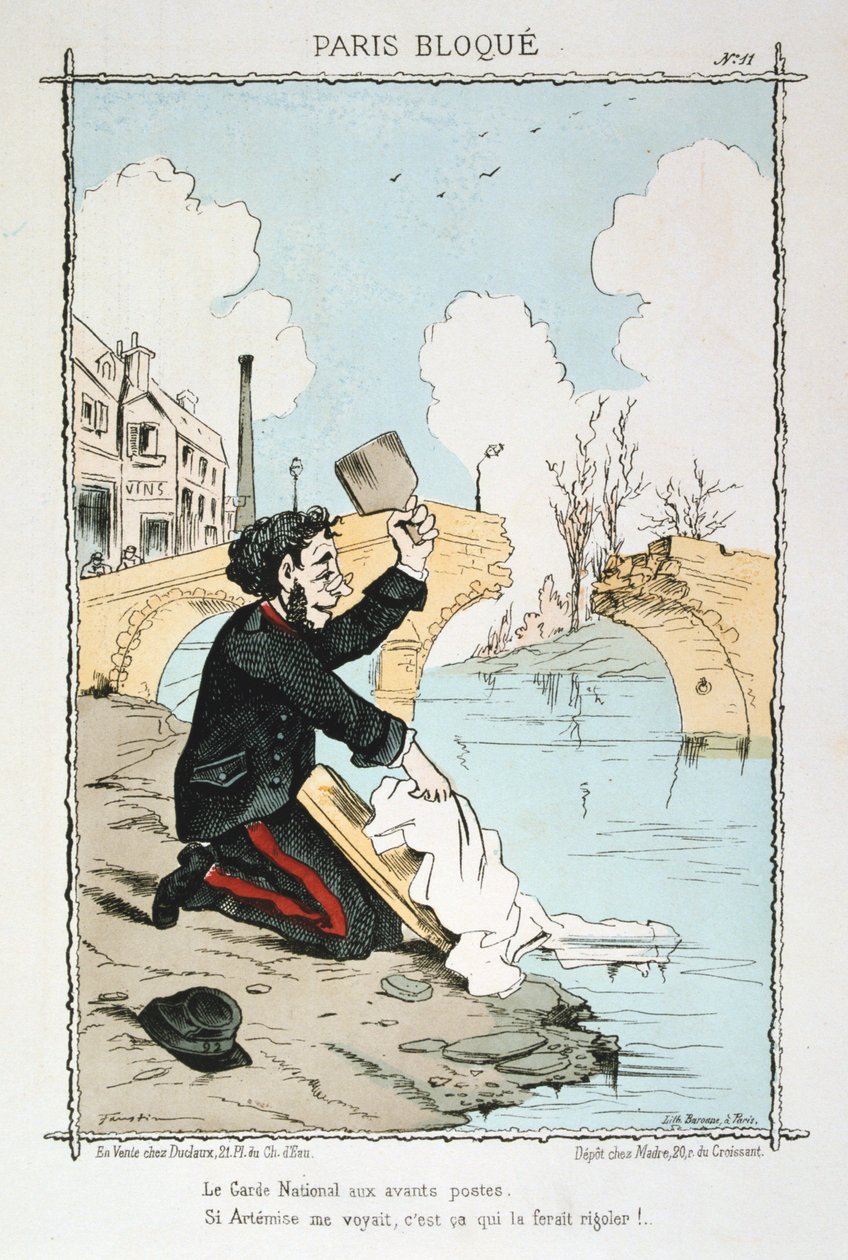 Paris belägrade, 1870-1871 av Unbekannt