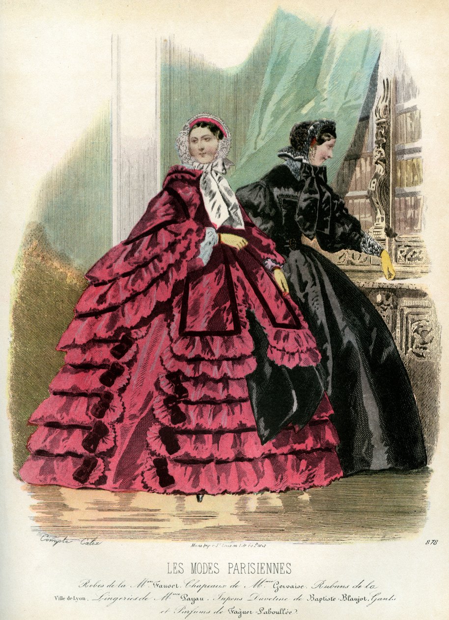 Parisiskt mode på 1800-talet, 1857 1938 av Unbekannt