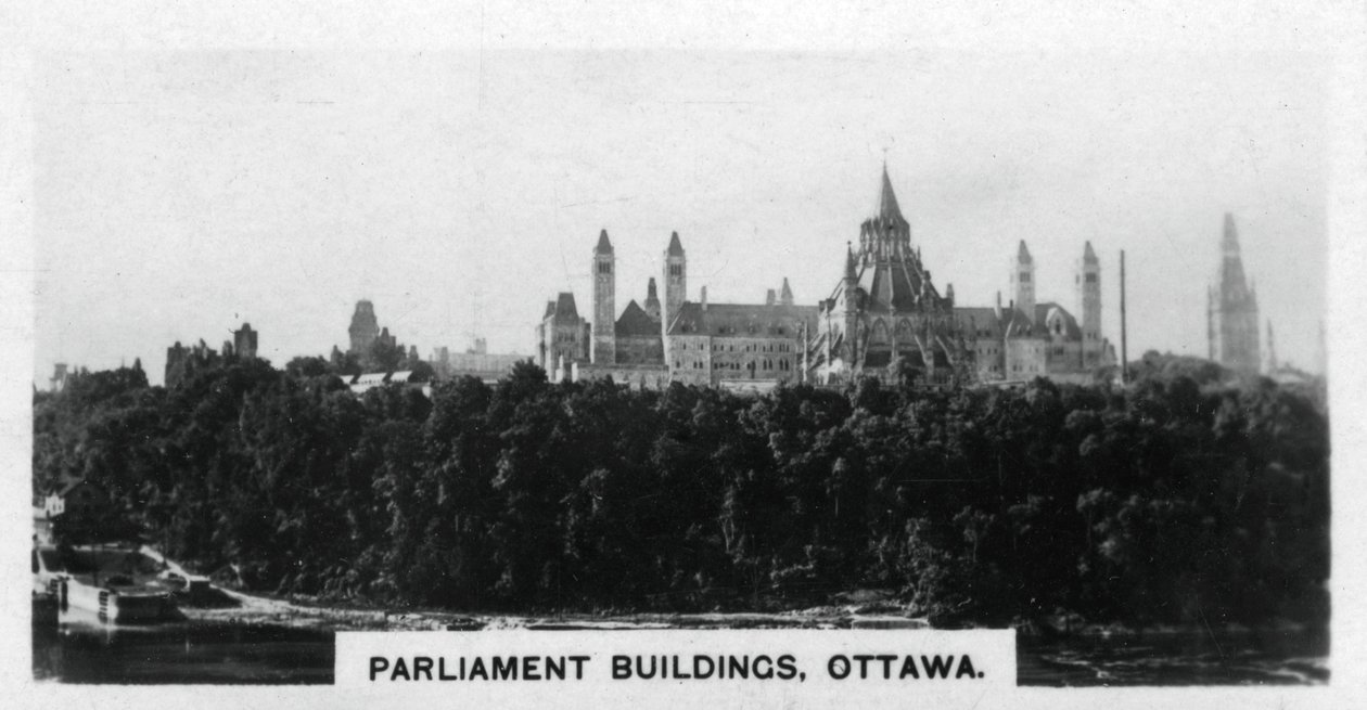 Parlamentsbyggnader, Ottawa, Kanada, c1920-talet av Unbekannt