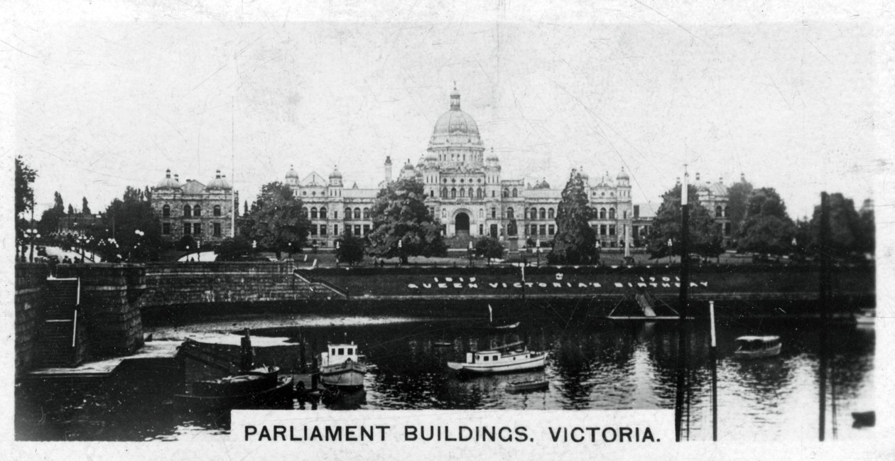 Parlamentsbyggnader, Victoria, British Columbia, Kanada, c1920-talet av Unbekannt