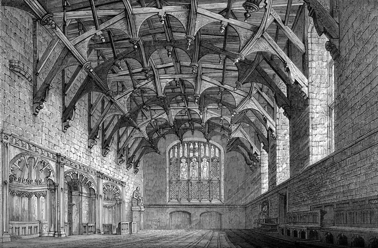 Parliament House, Edinburgh, byggt 1632-1639, 1893 av Unbekannt