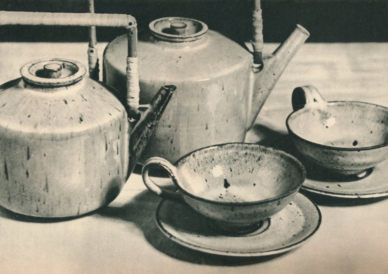 Del av Tea Service av verkstäderna i Halle stad, 1928 av Unbekannt