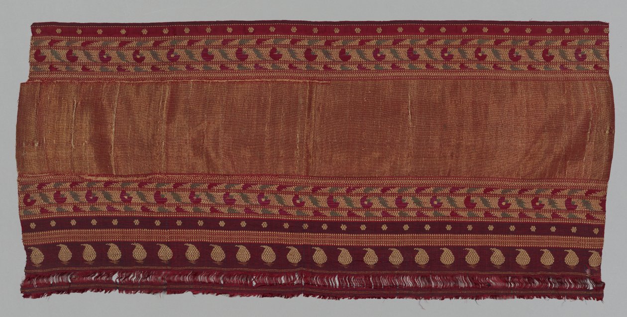 Del av en Sari, 1800-tal. av Unbekannt