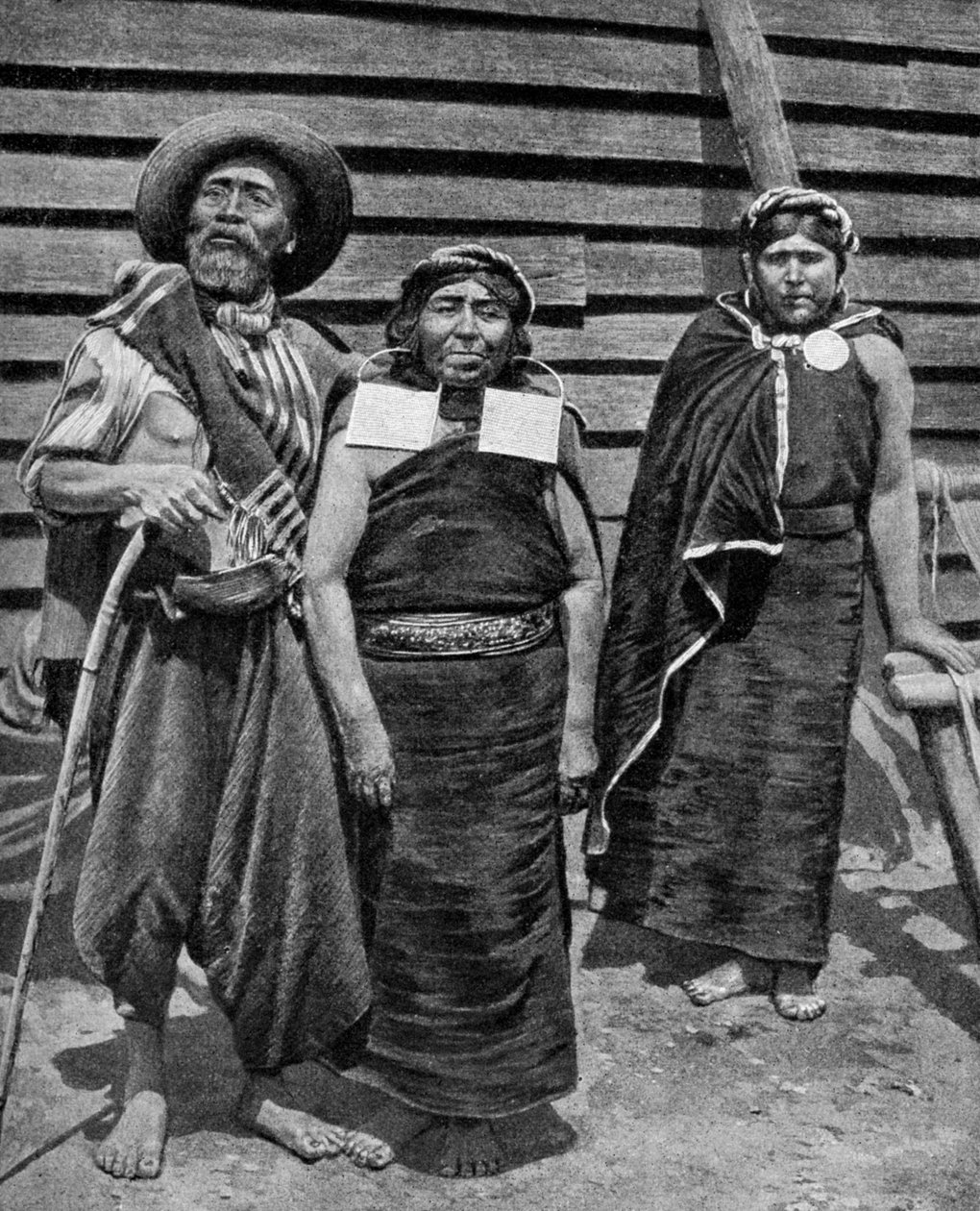 Patagoniska indianer, Argentina, 1922 av Unbekannt