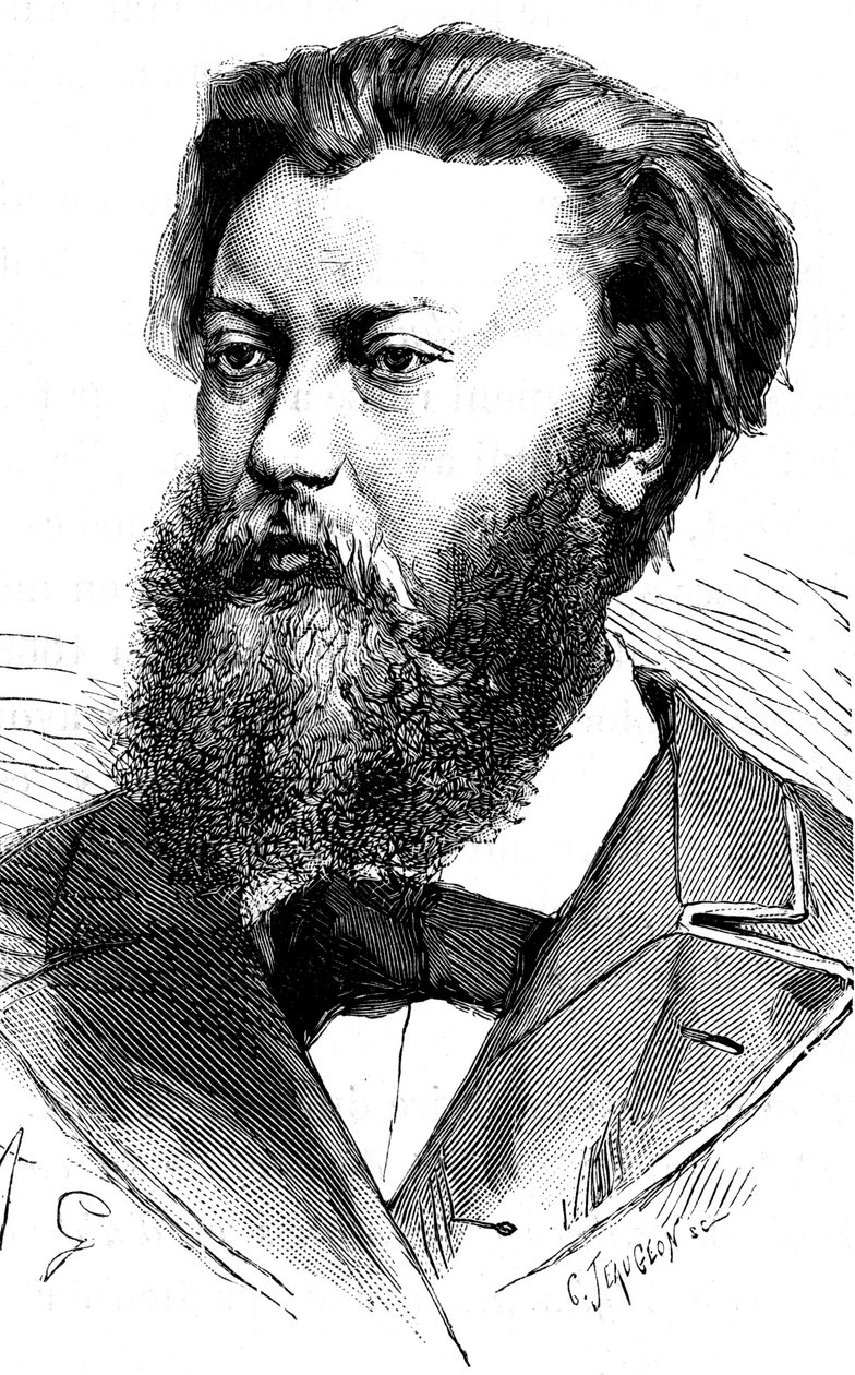 Paul Jablochkoff, rysk telegrafingenjör, 1883 av Unbekannt