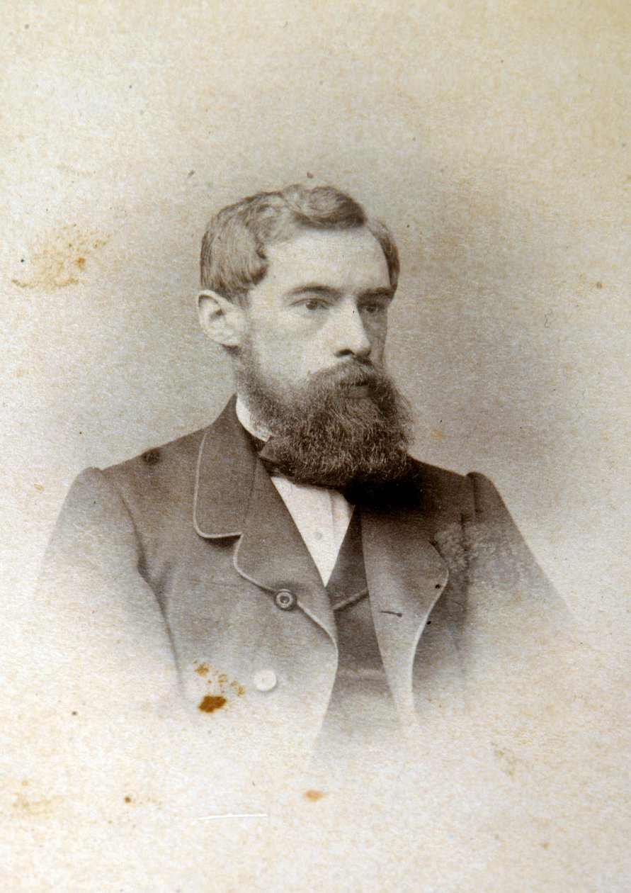 Pavel Tretyakov, rysk konstbeskyddare, samlare och gallerigrundare, 1865 av Unbekannt