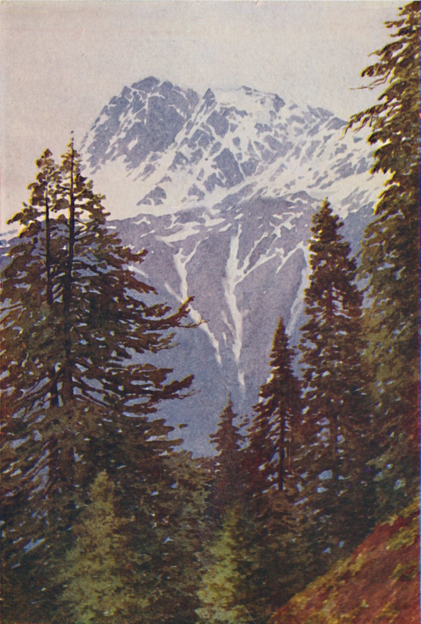 Toppen i Himalaya, 1924 av Unbekannt