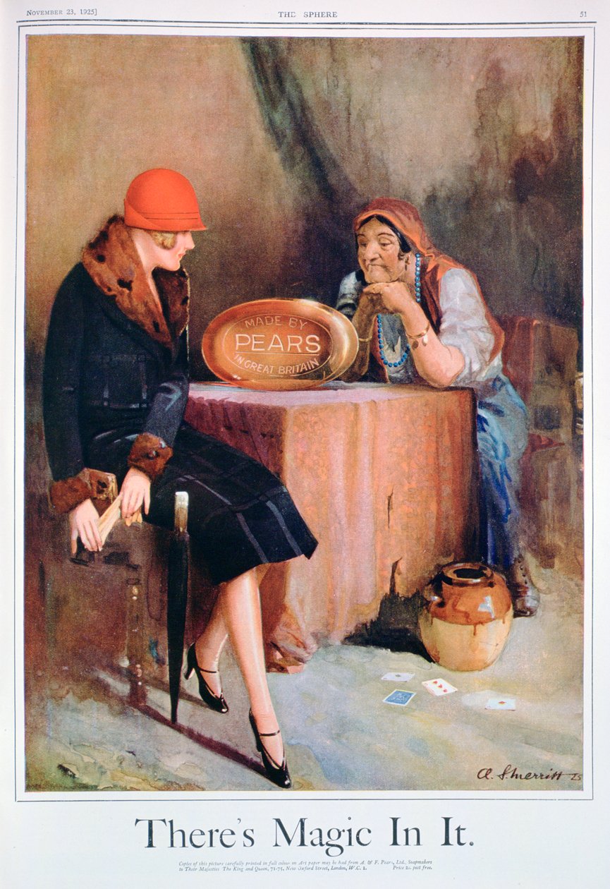 Pears tvål annons, 1925 av Unbekannt