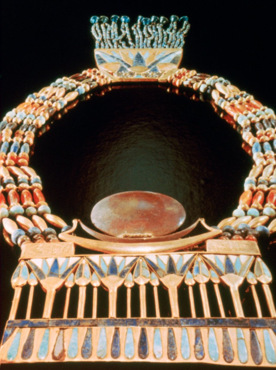 Pectoral från Tutankhamons grav, 1300-talet f.Kr av Unbekannt